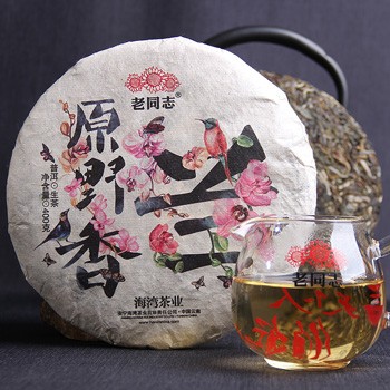 2025年原野香兰普洱生茶饼400克